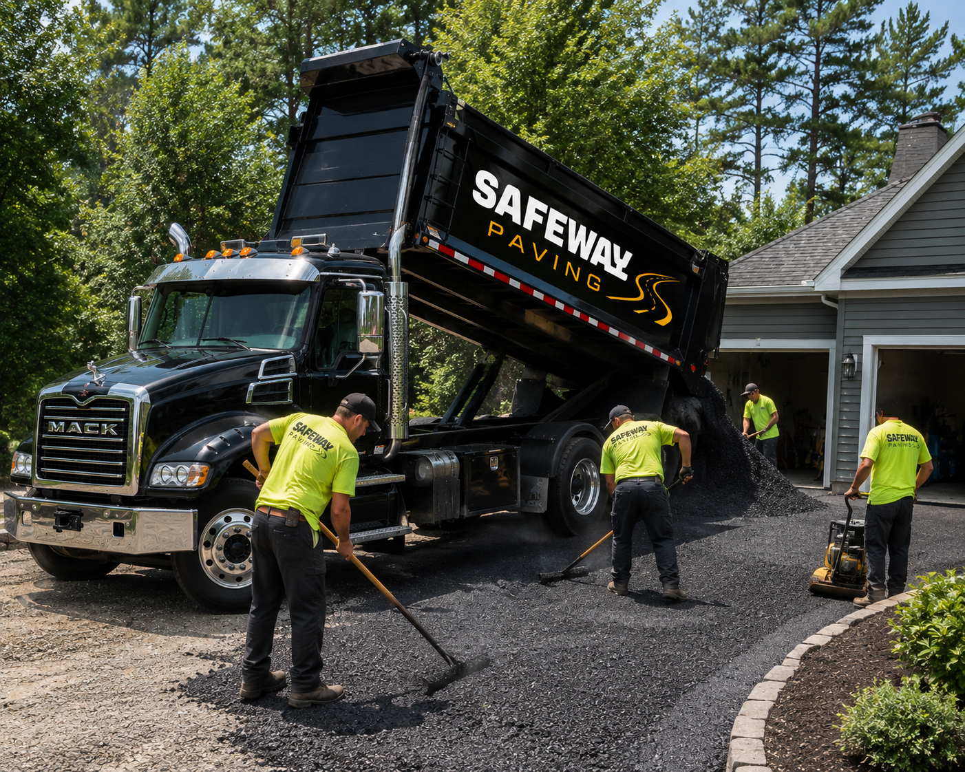 Asphalt paving project